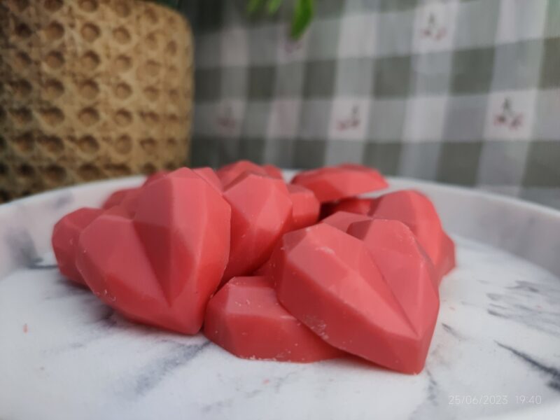 Geometric Hearts - Wax melt